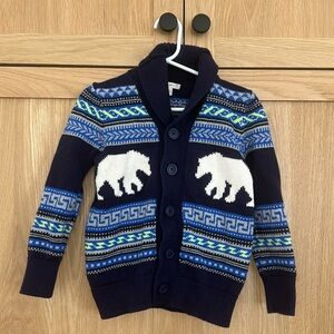 Crewcuts Cowl Neck Cardigan Sweater